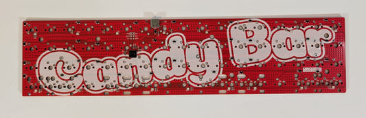 Candybar Ortho PCB (red) with FR4 plate (black)
