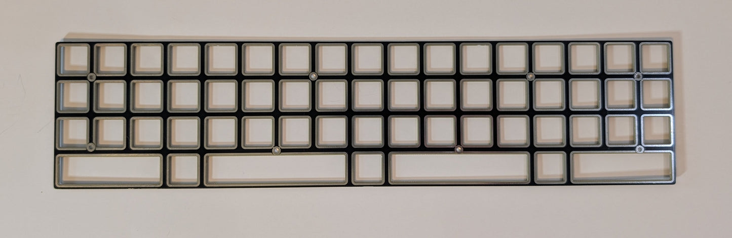 Candybar Ortho PCB (red) with FR4 plate (black)