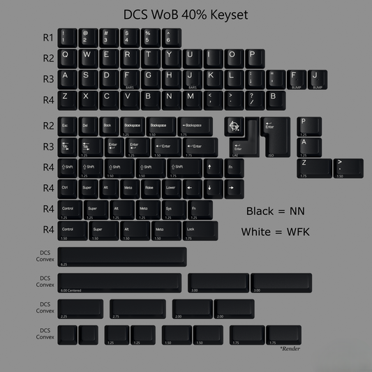DCS 40% White on Black